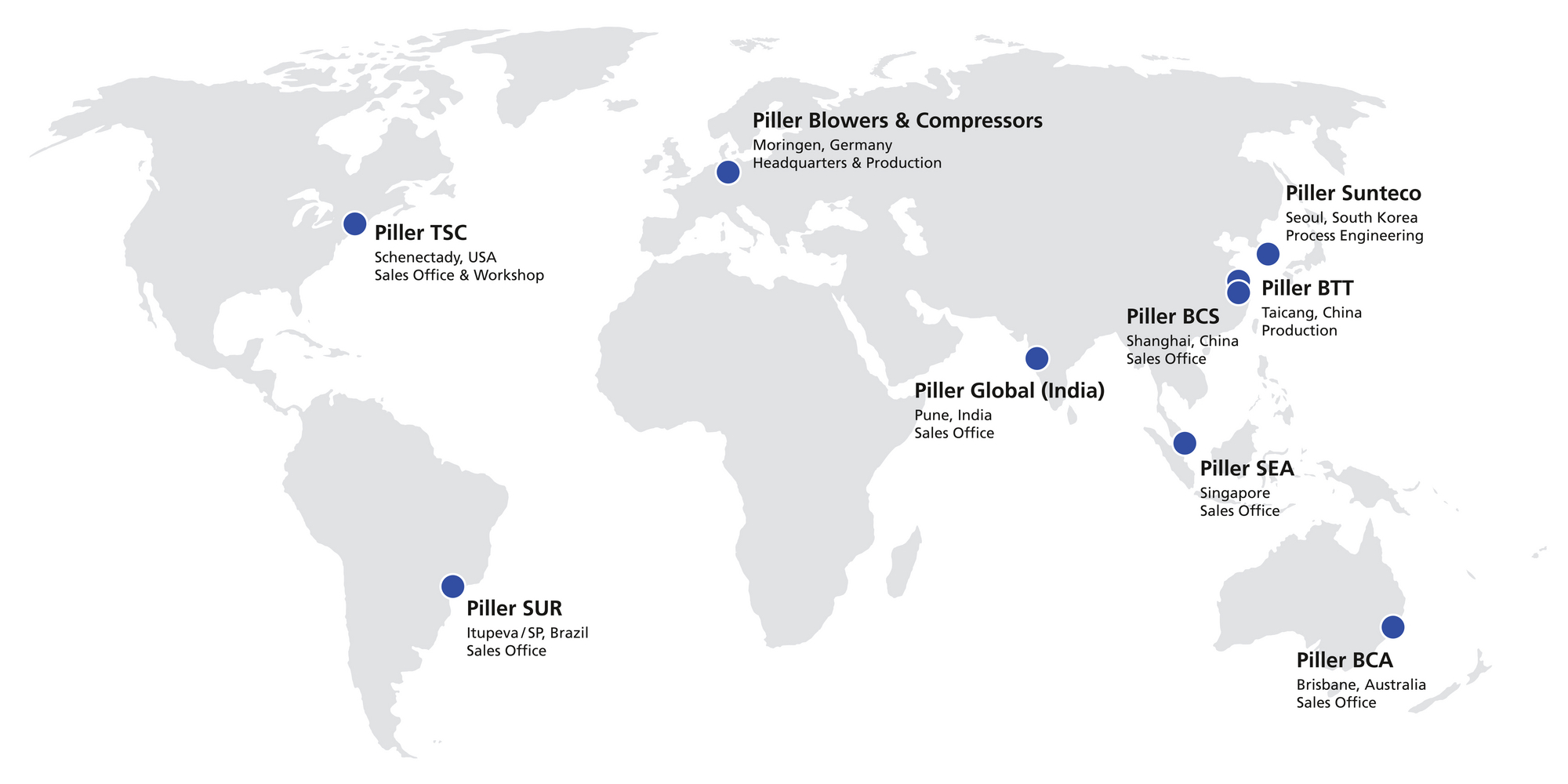 worldwide branches